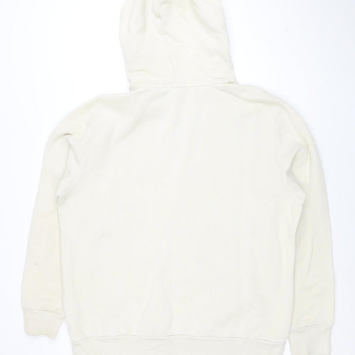 Ralph Lauren Men’s Ivory Pullover Hoodie L Graphic Polo Jeans