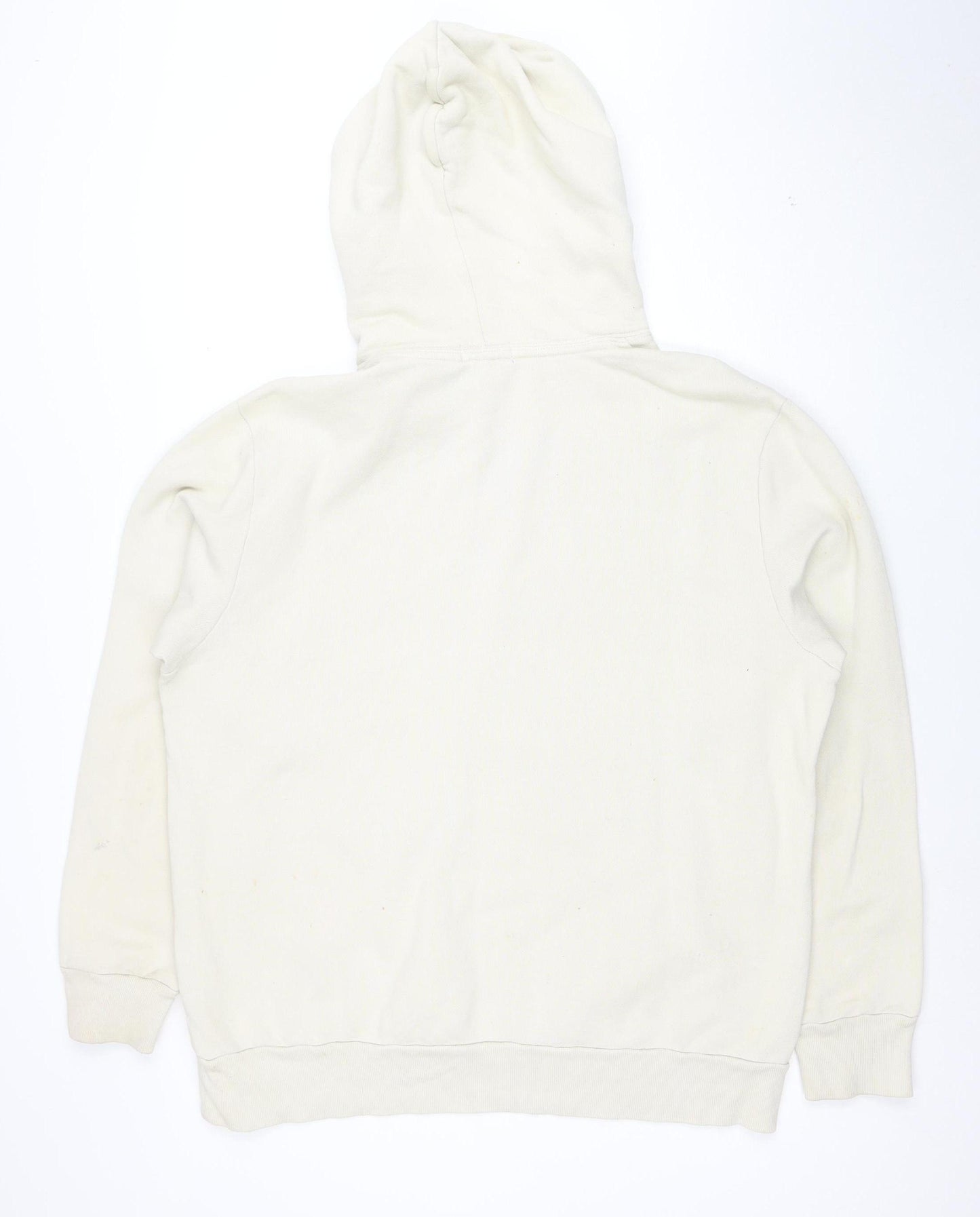 Ralph Lauren Men’s Ivory Pullover Hoodie L Graphic Polo Jeans