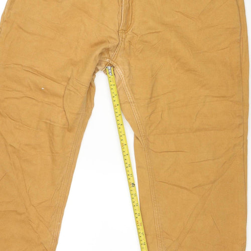 Berkley Jensen Men's Beige Work Jeans 40x30 Cotton Straight Fit