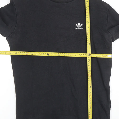 Adidas Mens Black Crew Neck Pullover Sweatshirt S