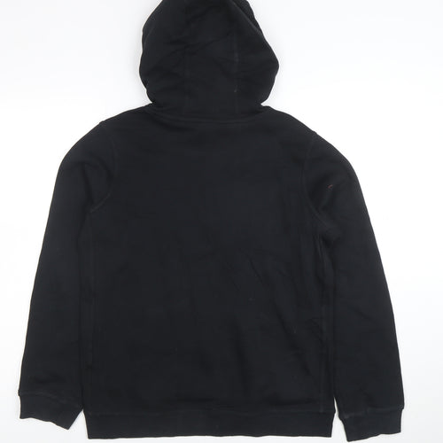 Nike Boys Black XL Pullover Hoodie Sweatshirt 158-170cm Cotton Blend