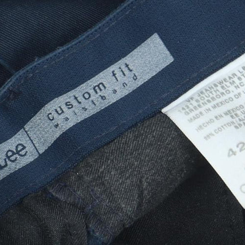 Lee Men’s Blue Chino Trousers 52x30 Regular Fit Cotton