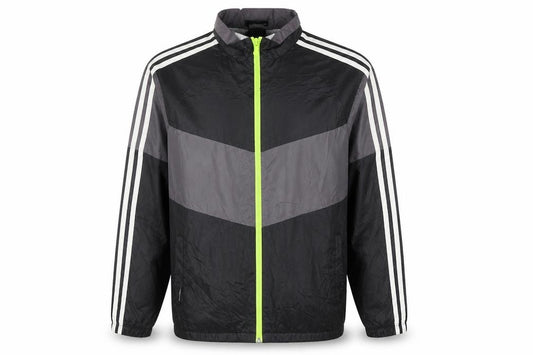 adidas Boys Black ClimaProof Track Jacket 14 Years Full Zip Sports Top