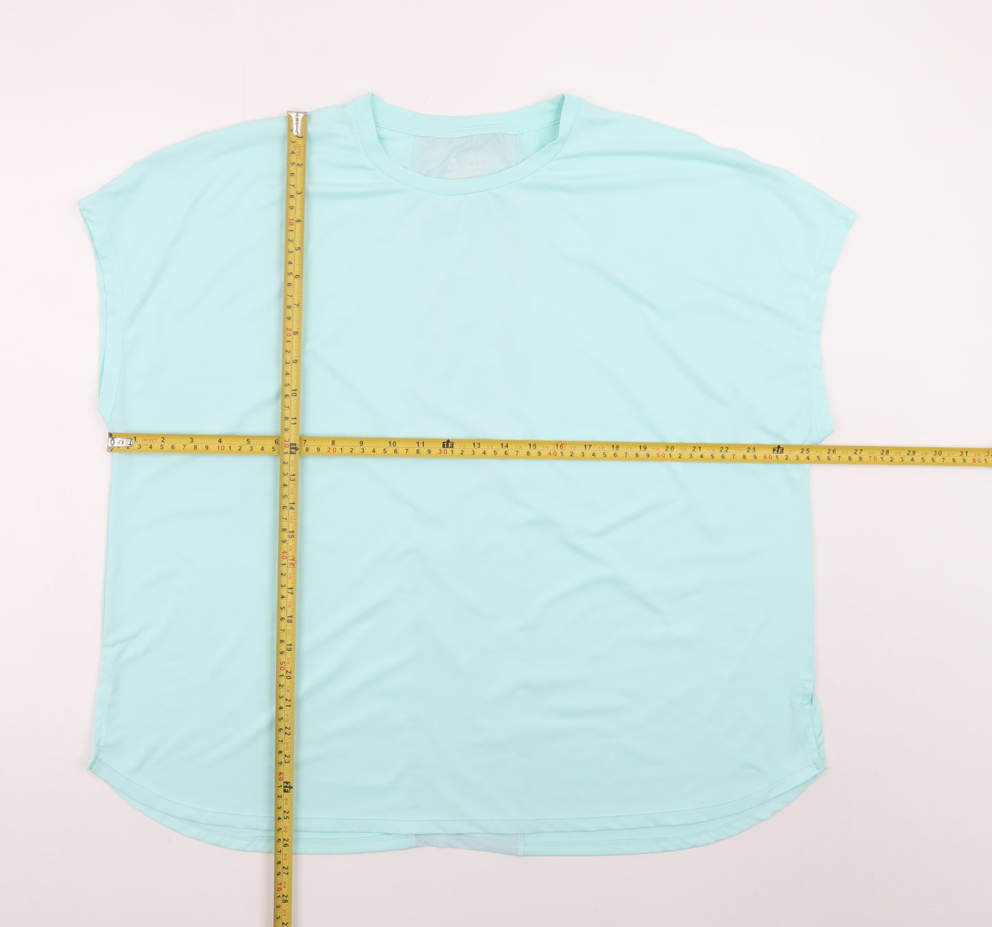 Dunnes Stores Womens Blue XL Basic Sleeveless Stretch T-Shirt