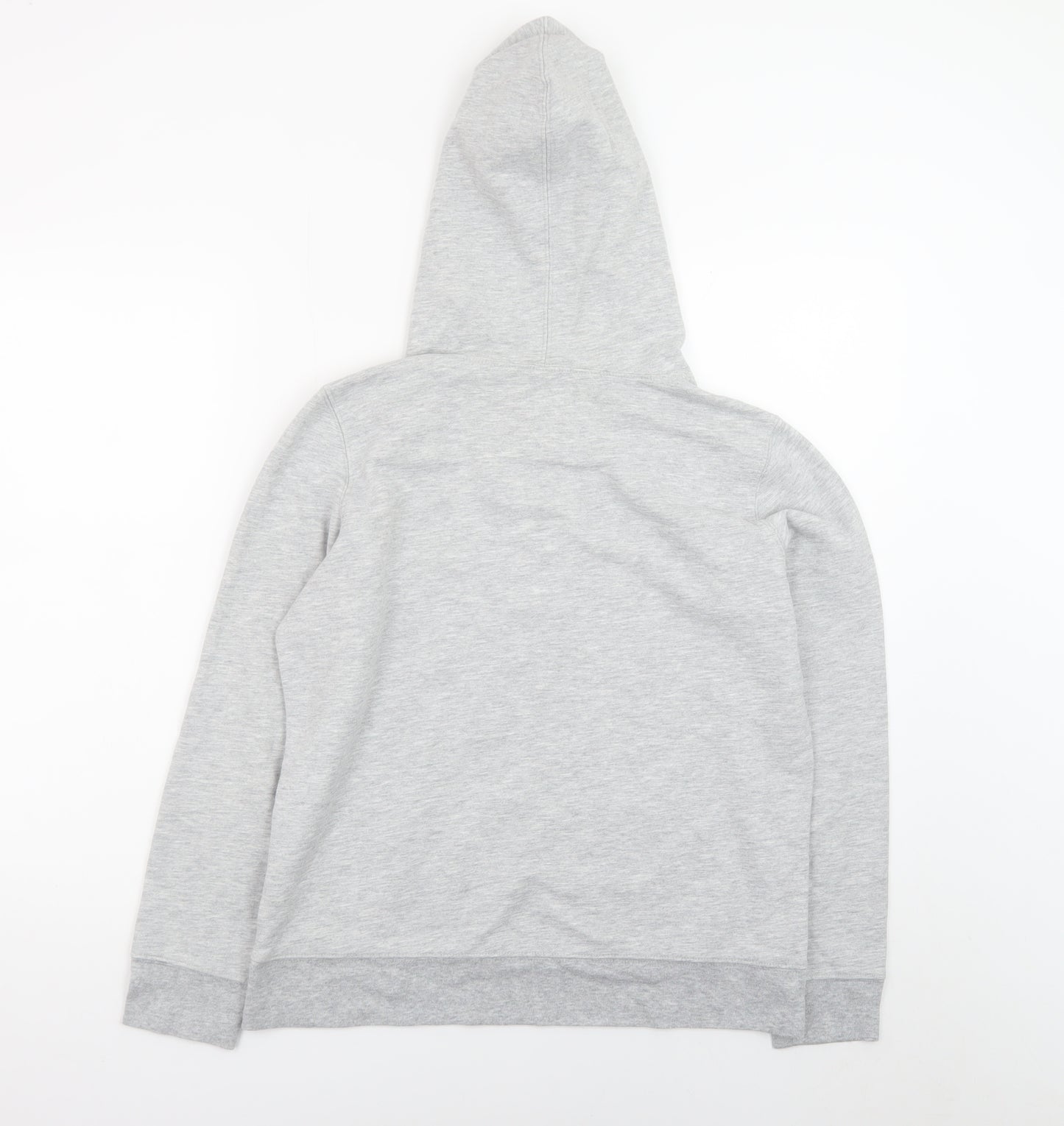 GAP Men’s Grey Pullover Hoodie M Logo Sweatshirt Cotton Blend