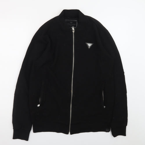 Creative Recreation Men's Black Bomber Jacket Size M Full Zip