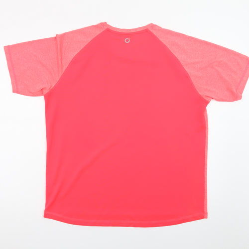 Dunnes Stores Womens Pink Short Sleeve Basic T-Shirt Size L