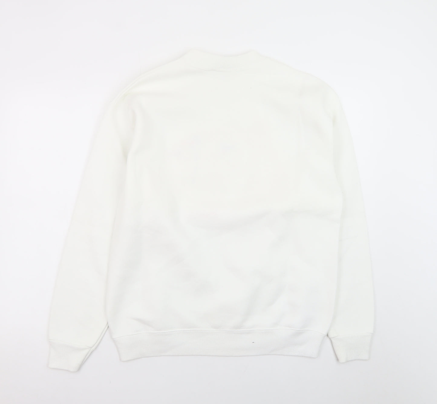 Lee Women White Minnesota Snowman Heavyweight Sweatshirt M