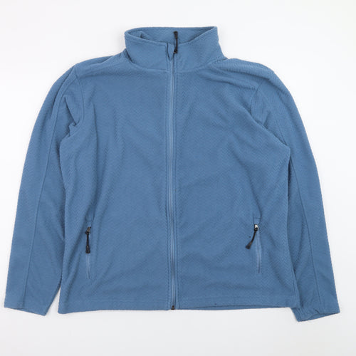 Workwear Mens Blue Fleece Full Zip Jacket L Regular Fit