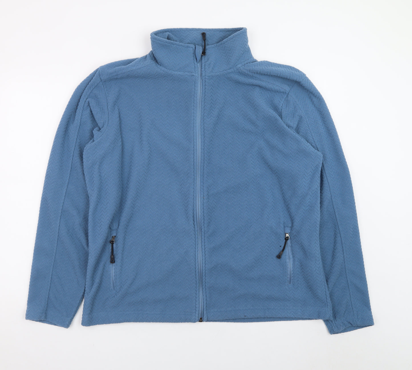 Workwear Mens Blue Fleece Full Zip Jacket L Regular Fit