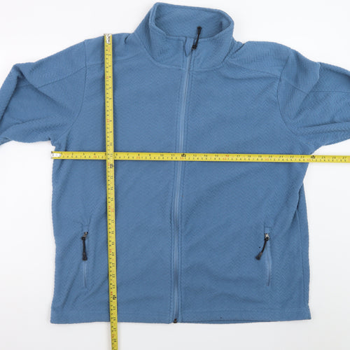 Workwear Mens Blue Fleece Full Zip Jacket L Regular Fit