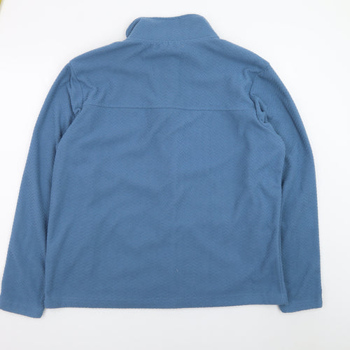Workwear Mens Blue Fleece Full Zip Jacket L Regular Fit