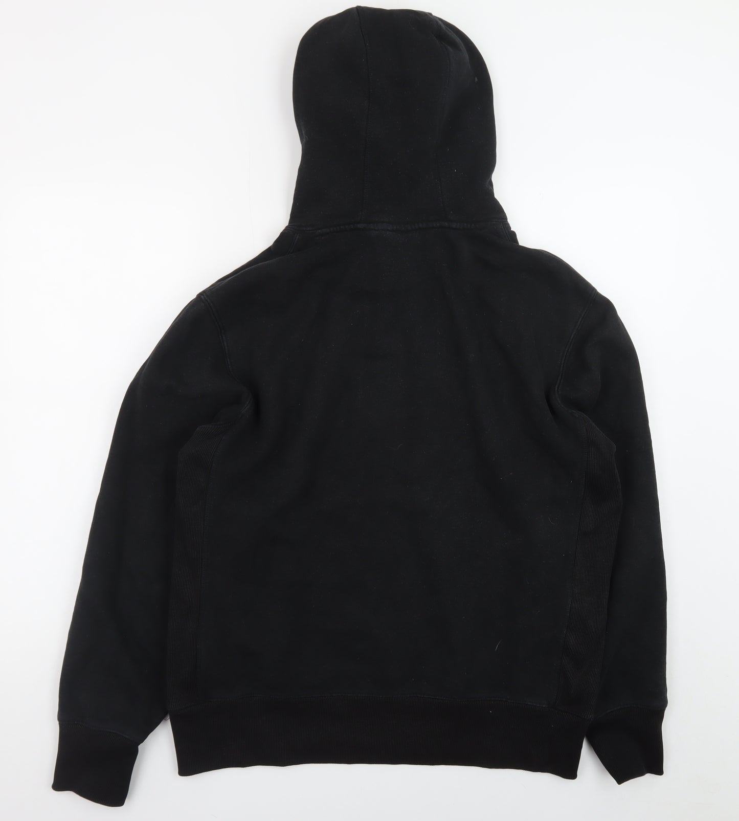 Superdry Men's Black XL Pullover Hoodie with Logo Detail