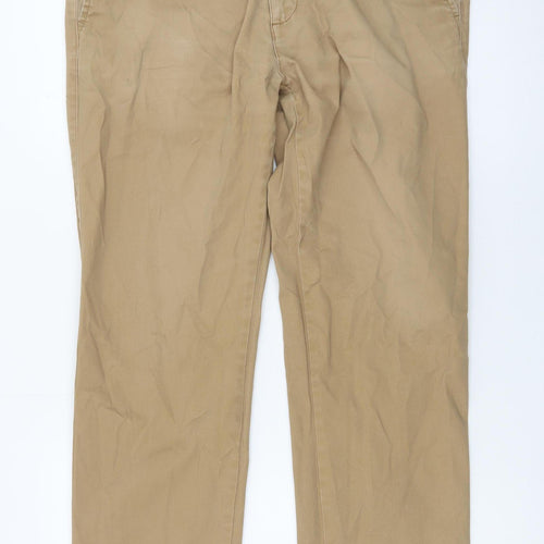 Dunnes Stores Men's Beige Chino Trousers 34W 29L Regular Fit