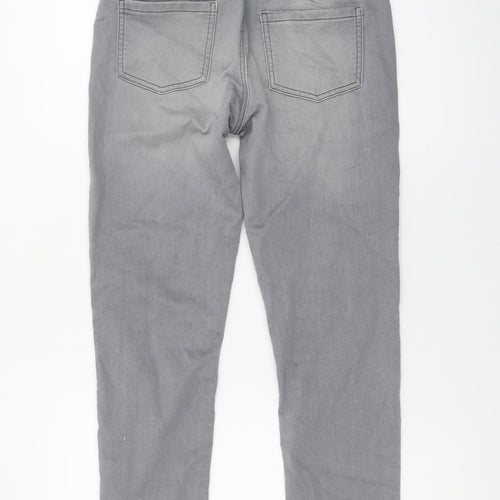 Dunnes Stores Women's Grey Skinny Jeans Size 10 Slim Fit Denim