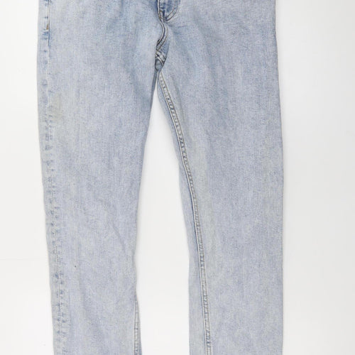 H&M Women's Blue Skinny Fit Denim Jeans Size 33