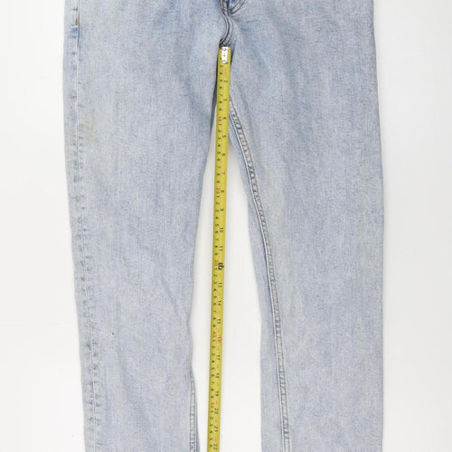 H&M Women's Blue Skinny Fit Denim Jeans Size 33
