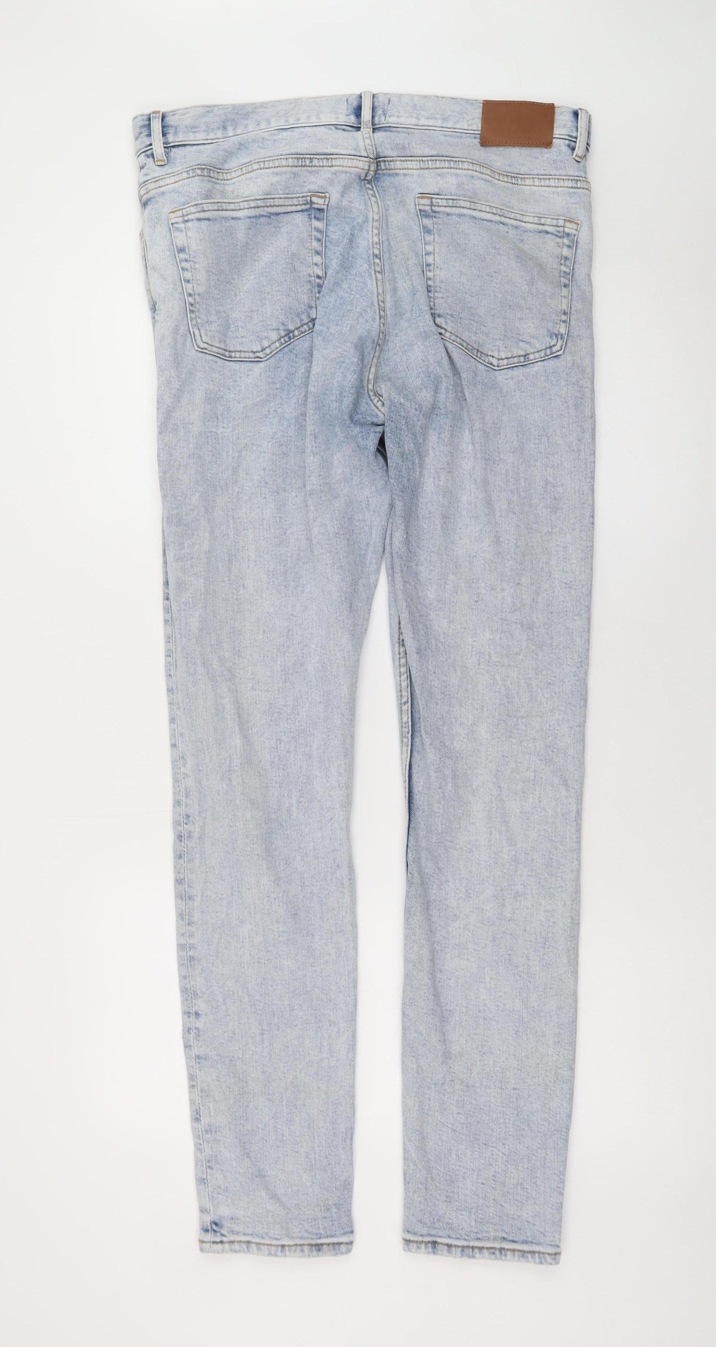 H&M Women's Blue Skinny Fit Denim Jeans Size 33