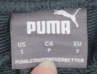 Puma Men's Grey Small Sweat Shorts Elastic Waist Casual