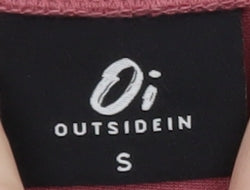 Outsidein Women Pink Cropped Pullover Sweatshirt Size S