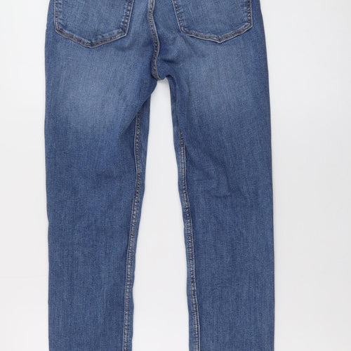 Zara Women Blue Size 10 Skinny Mid Rise Stretch Denim Jeans