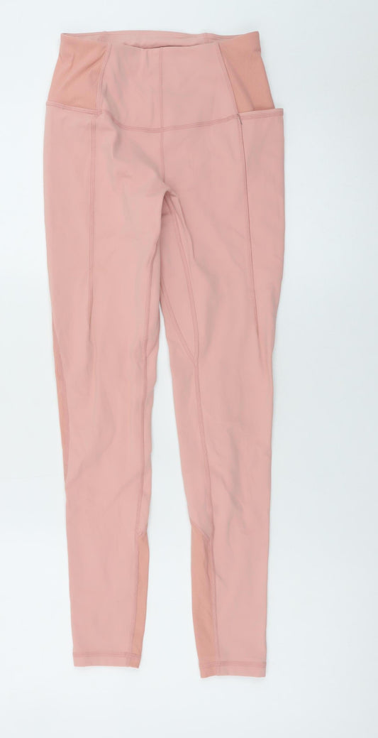 Sweaty Betty Women's Pink XS High Rise Super Soft Full Length Leggings