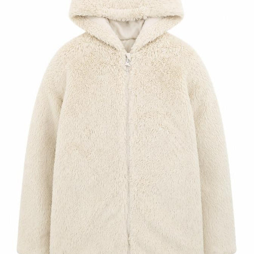Dunnes Stores Girls Ivory Fleece Full Zip Hoodie Age 10-11 Years