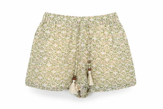 Cotton Club Women’s Multicoloured Bohemian Paperbag Shorts Size S