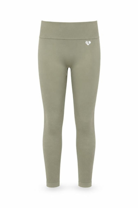 Women's Best Green Seamless High Waist Ankle Leggings Medium