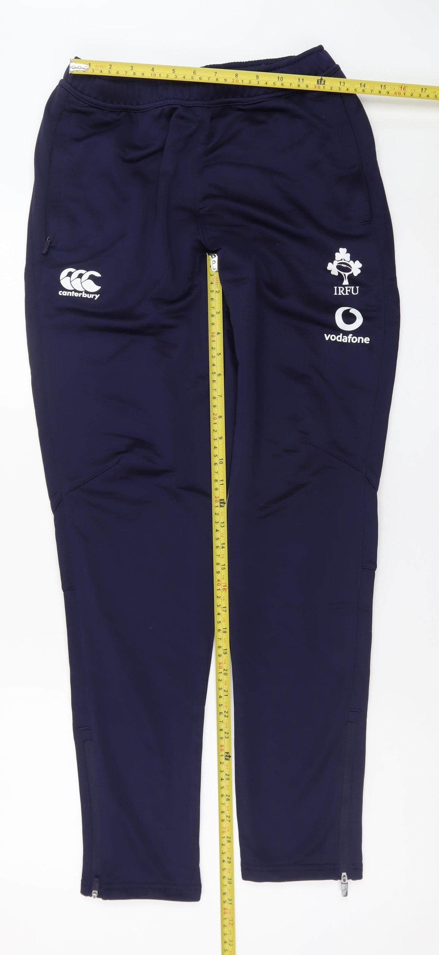 Canterbury Men Blue Slim Jogger Rugby Trousers Size S