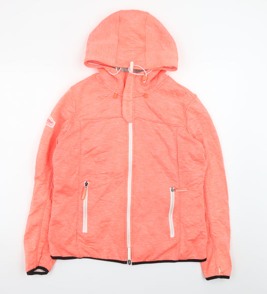 Superdry Women's Coral Full Zip Hoodie XL Lightweight Windtrekker