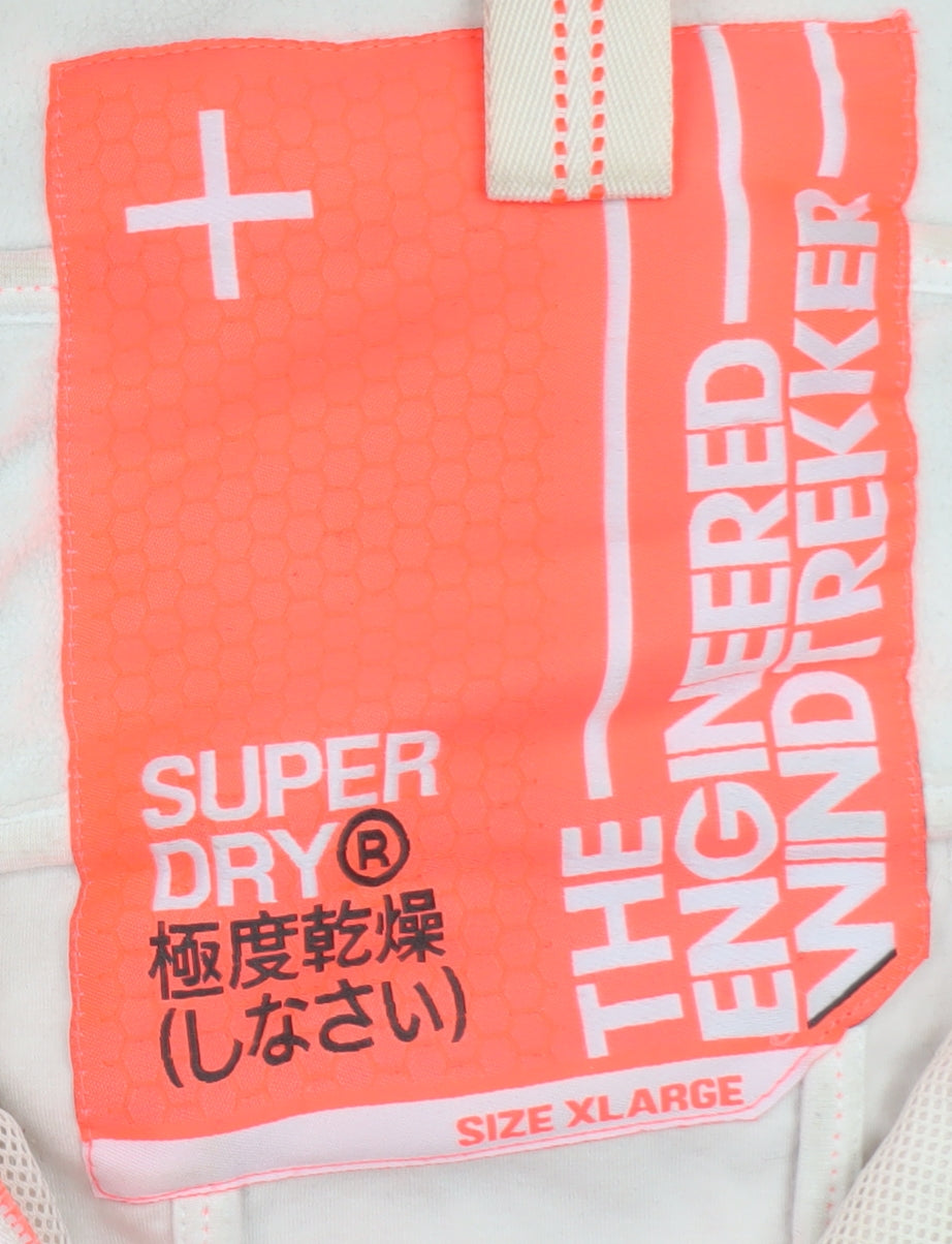 Superdry Women's Coral Full Zip Hoodie XL Lightweight Windtrekker