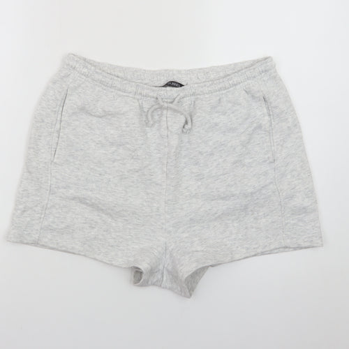 Dunnes Stores Women’s Grey Sweat Shorts Size 14 Cotton Blend