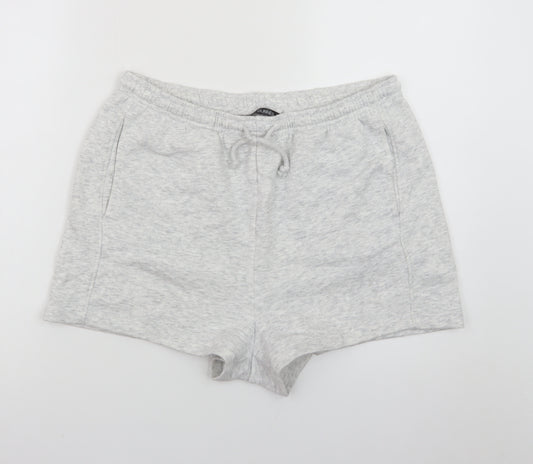 Dunnes Stores Women’s Grey Sweat Shorts Size 14 Cotton Blend