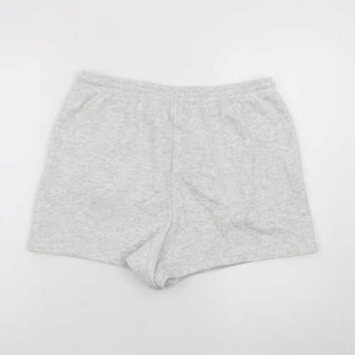 Dunnes Stores Women’s Grey Sweat Shorts Size 14 Cotton Blend