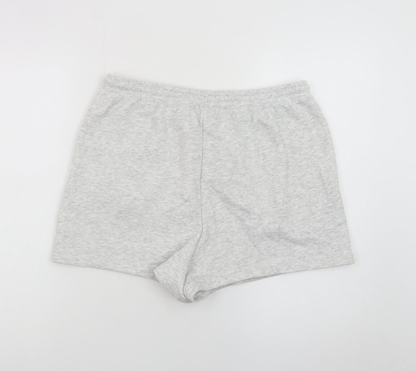 Dunnes Stores Women’s Grey Sweat Shorts Size 14 Cotton Blend