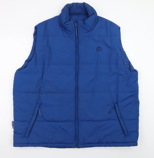 Mountain Essentials Men Blue 4XL Padded Bodywarmer Gilet