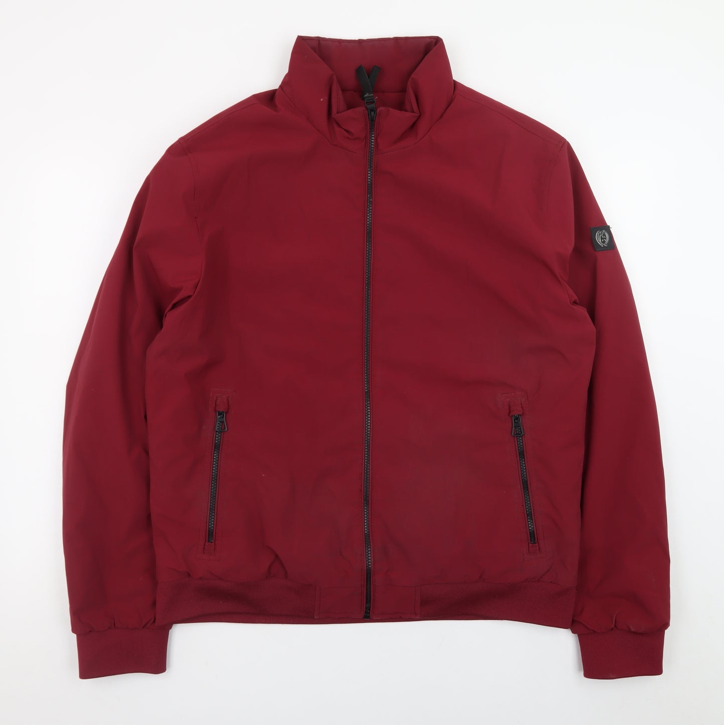 Lerros Men's Red Bomber Jacket L Full Zip Softshell Casual
