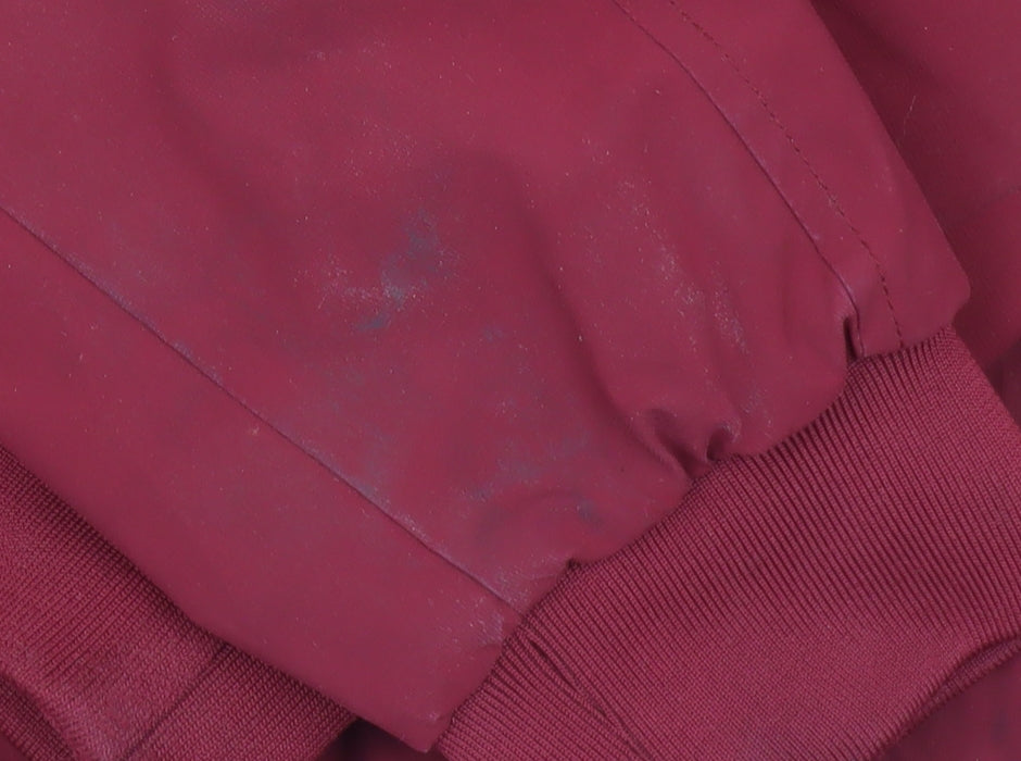 Lerros Men's Red Bomber Jacket L Full Zip Softshell Casual