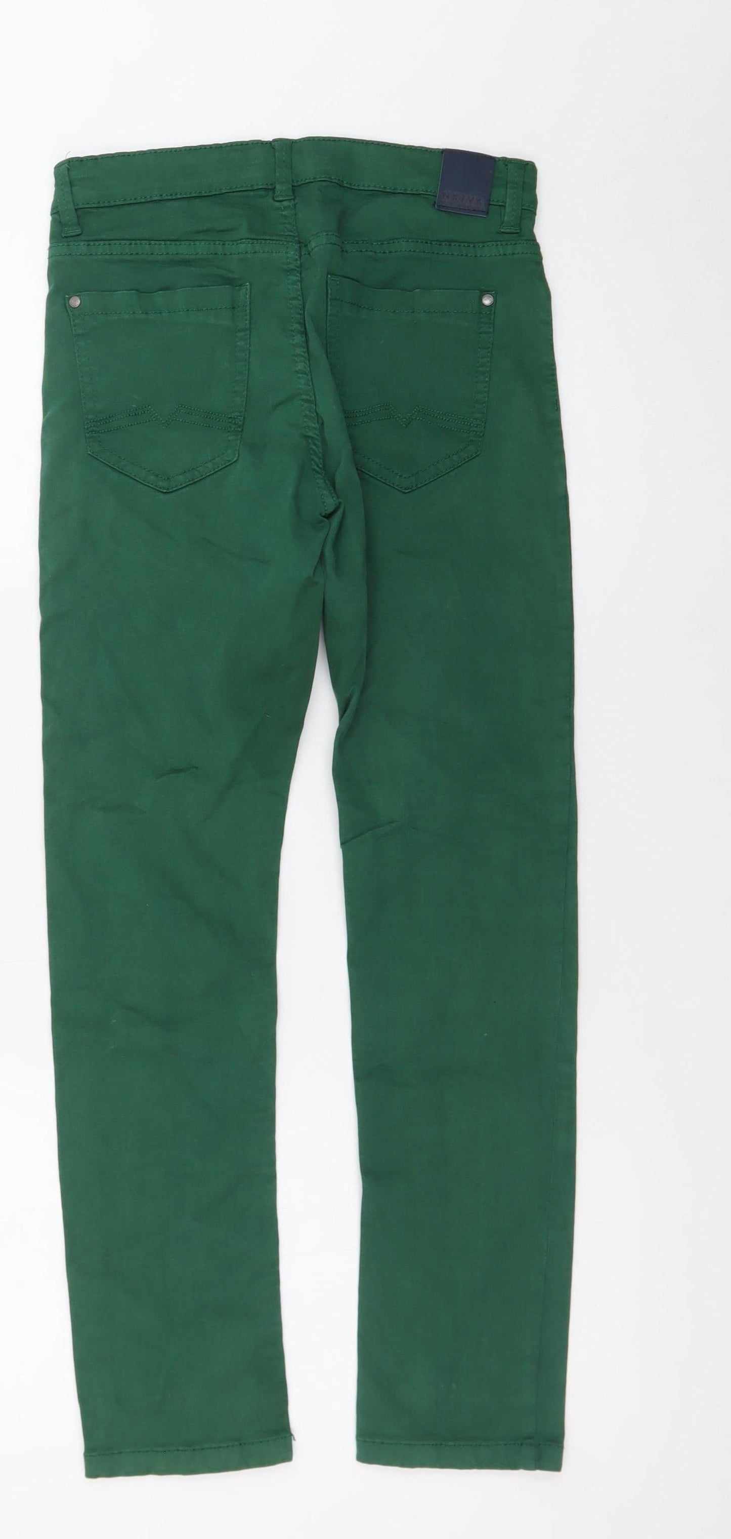 Nukutavake Teens Green Slim Fit Straight Jeans Size 10