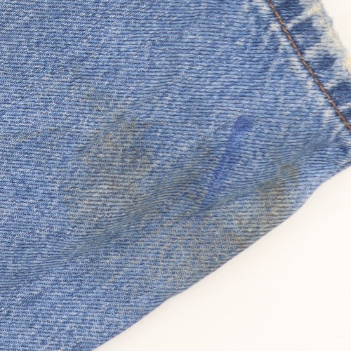 River Island Women’s Blue Wide-Leg High Rise Denim Jeans Size 6