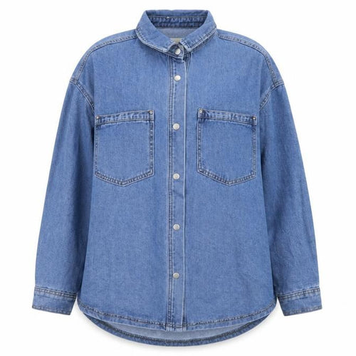 JD Williams Women Blue Denim Cotton Relaxed Fit Jacket Size 18