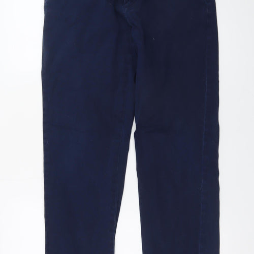 J.Crew Men's Blue Chino Trousers W32 L32 Slim Fit Stretch