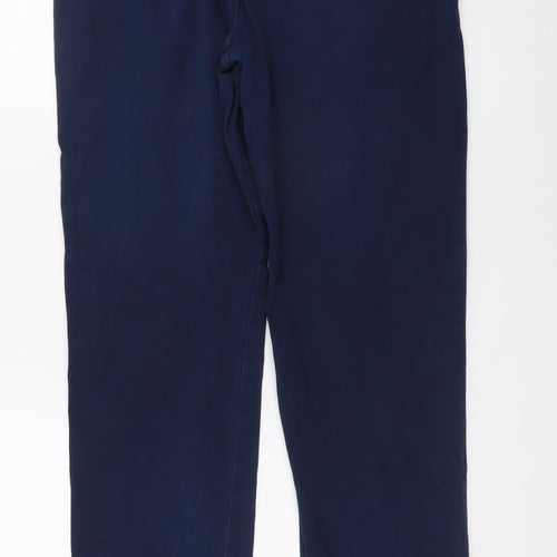 J.Crew Men's Blue Chino Trousers W32 L32 Slim Fit Stretch