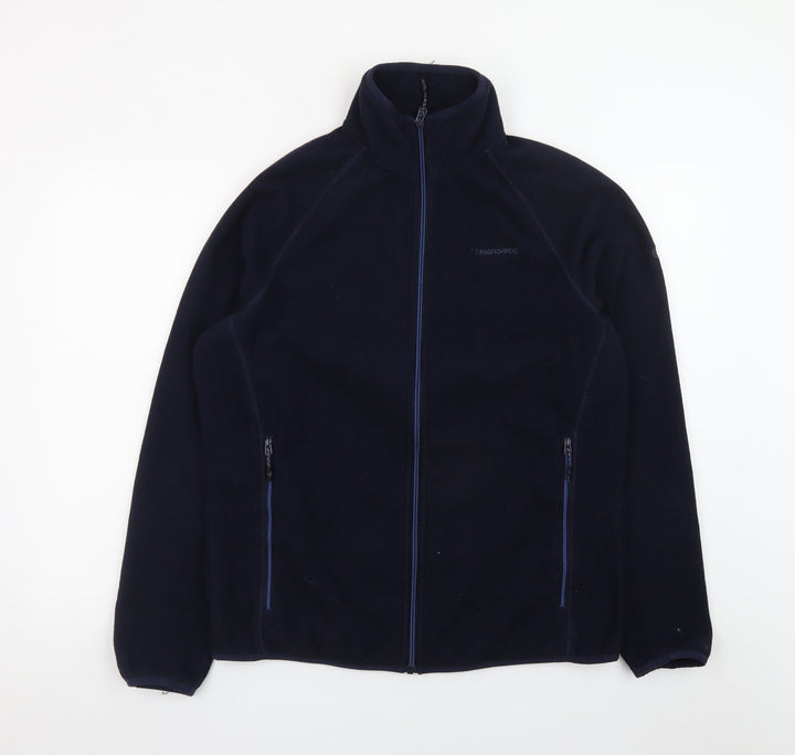 Craghoppers Men's Blue Fleece Full Zip Outdoor Jacket Size M