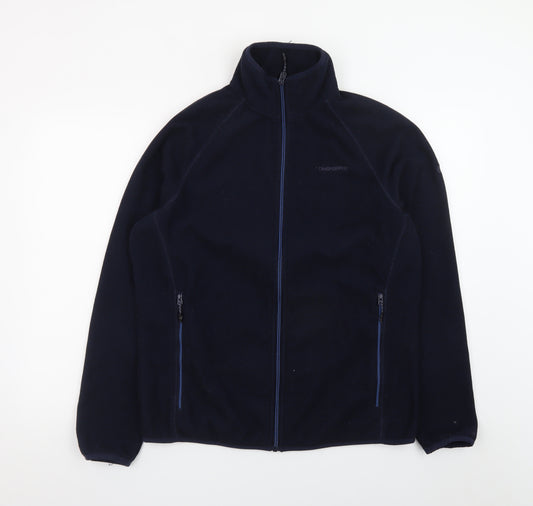 Craghoppers Men's Blue Fleece Full Zip Outdoor Jacket Size M