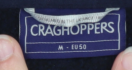 Craghoppers Men's Blue Fleece Full Zip Outdoor Jacket Size M