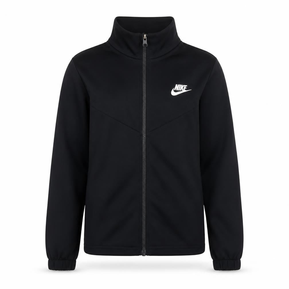 Nike Boys Black Track Jacket Small 128-137cm Full Zip Sportswear