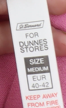 Dunnes Women’s Pink Flared Sleeve Open Knit Cardigan Size 12