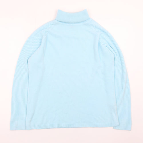 Priima Parte Women’s Blue Roll Neck Long Sleeve Jumper L